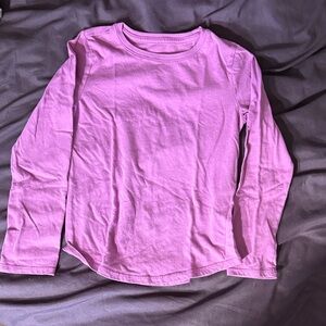 wonder nation Long Sleeve Crewneck Shirt in Lavender Pink